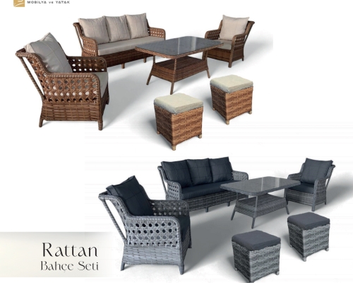 RATTAN VE  BAHÇE SETİ (PAZARLAMA ÜRÜNÜ)